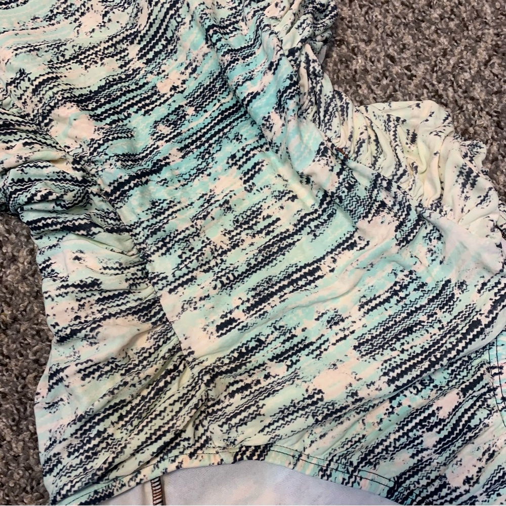 Speedo VTG 90s One Piece Ruched Swimsuit - Picture 2 of 11